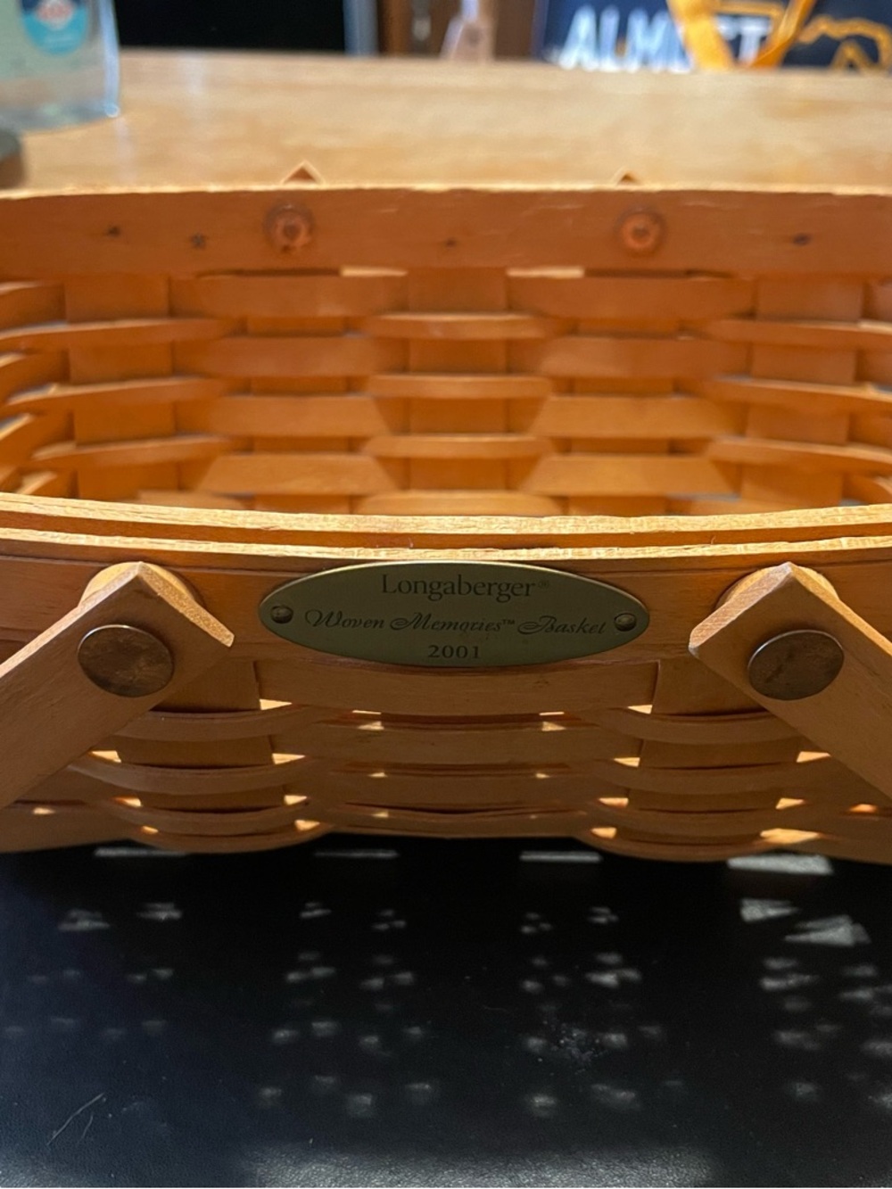 Longaberger 2001 Woven Memories Basket
